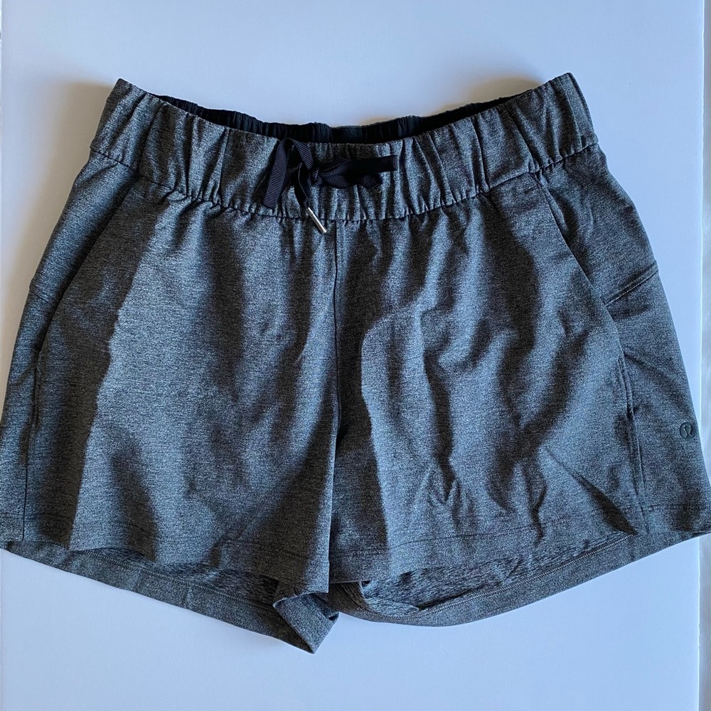 Lululemon On The Move Shorts- Charcoal Gray